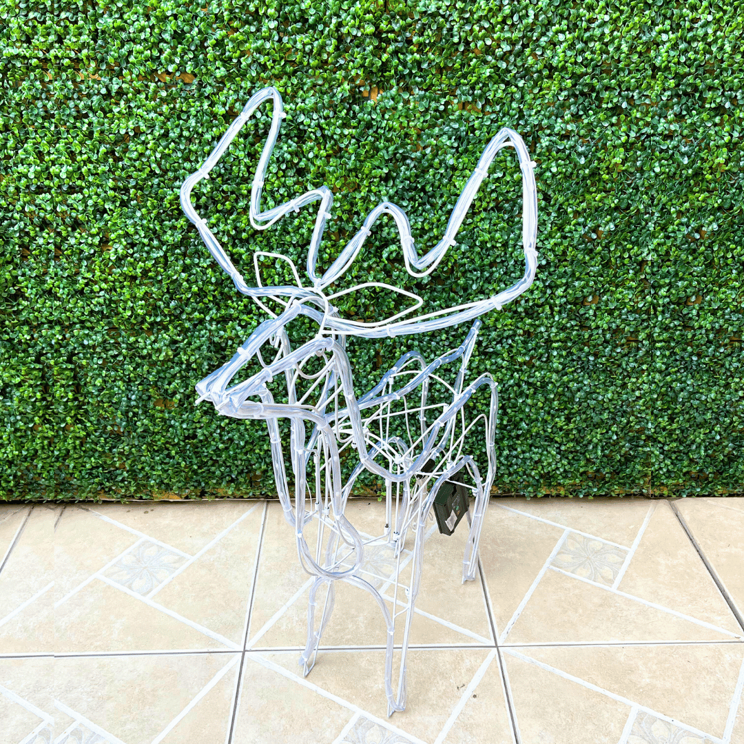 Reno Navideño Solar - Alto 92 cm Resistente al Agua - Disponible en Dreamy Home!