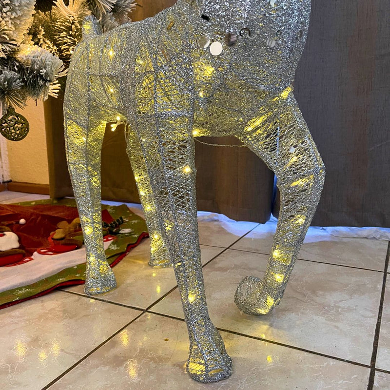 Reno Silver Glow - Luz Cálida Incluye Pilas-Dreamy Home