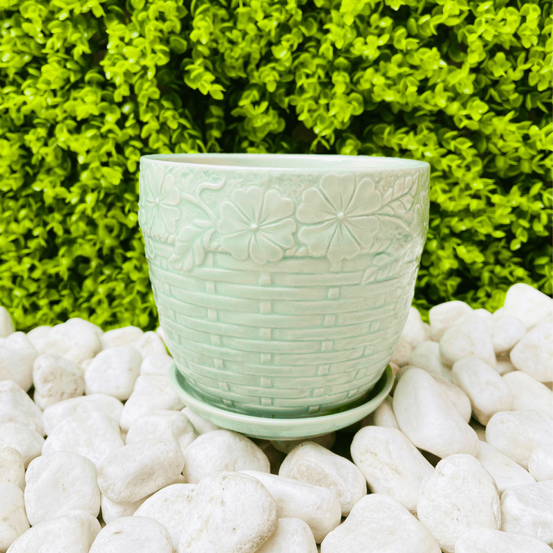 Set 3 Maceteros Verde Pastel - 3 Unidades-Dreamy Home