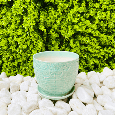 Set 3 Maceteros Verde Pastel - 3 Unidades-Dreamy Home